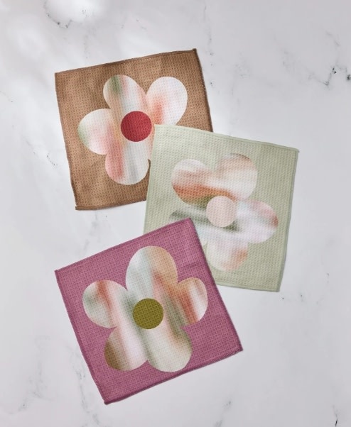 Geometry Geometry Dishcloth Set Brushed Bouquet
