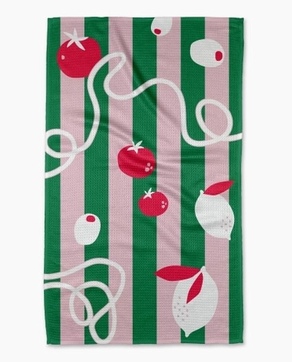 Geometry Geometry Italian Mood Tea Towel