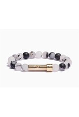 Wishbeads Wishbeads Matte Tourmaline Quartz Intention Bracelet (W)