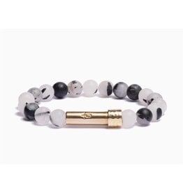Wishbeads Wishbeads Matte Tourmaline Quartz Intention Bracelet (W)