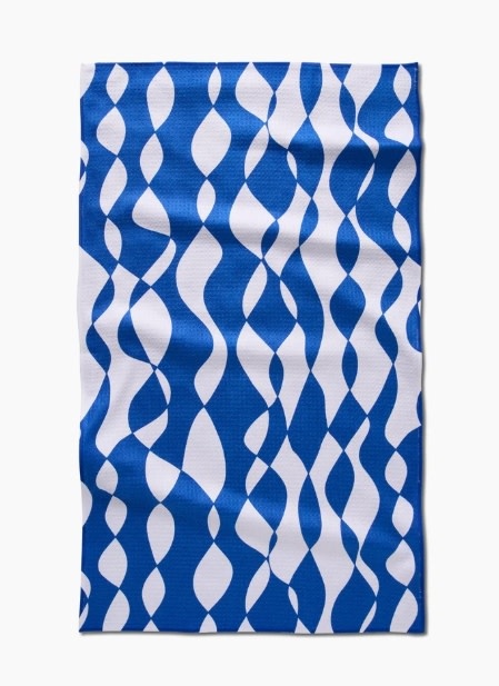 Geometry Geometry Wonky Lines Tea Towel