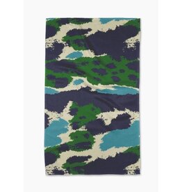 Geometry Geometry Tarn Green Tea Towel