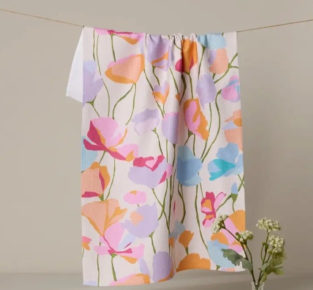 Geometry Geometry Sunlit Garden Tea Towel