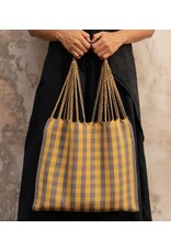 LUZ Collection LUZ Collection Gingham Muted Las Rayas Tote