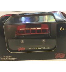 High Speed VW T1 Samba Bus - HO - Red/Black