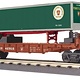 MTH - RailKing #30-76737, O-27 Flat Car w/40' Trailer, PRR