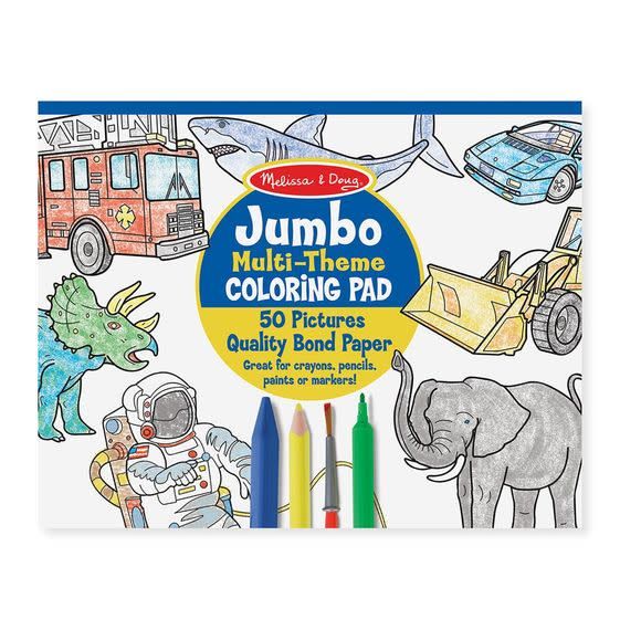 Melissa & Doug Jumbo Multi-Theme Coloring  Pad