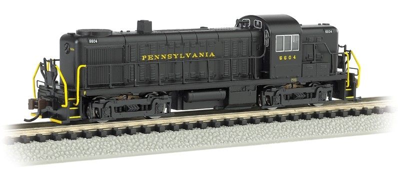 BAC # 64255, Bachmnn N Scale RS3 w/DCC, PRR #5604