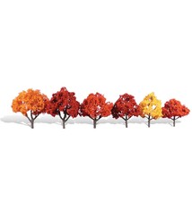 Woodland Scenics #TR3541, Woodland Scenics Harvest Blaze Trees 3"- 5" (6)