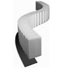 Woodland Scenics Woodland Scenics ST1409 4" Riser 2' each (2)