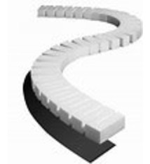 Woodland Scenics Woodland Scenics ST1407 1" Riser 2' each (4)