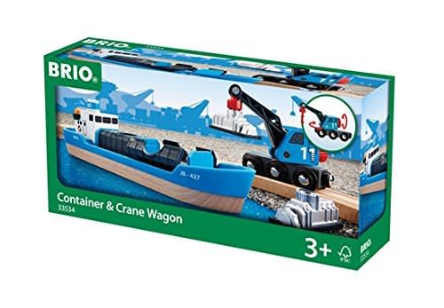 BRIO Freight Ship & Crane