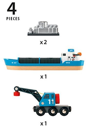 BRIO Freight Ship & Crane