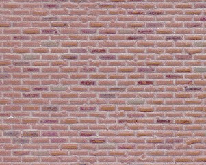 Patterned Sheets - Rough Brick - .020 x 7 x 12" pkg(2) -- .400" Red Bricks