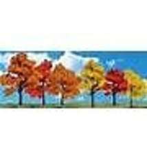 Woodland Scenics #TR3540, Woodland Scenics Harvest Blaze Trees 1 1/4"- 3" (9)