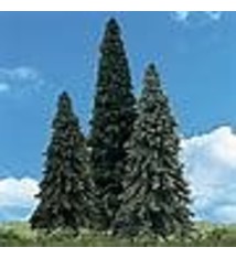 Woodland Scenics #TR3565, Woodland Scenics Forever Green Trees 2 1/2"- 4" (5)
