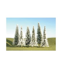 BAC # BAC32102, Scenescapes Pine Trees w/Snow, 3-4" (9)