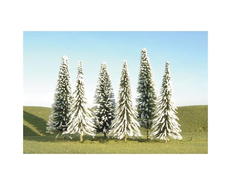 BAC # BAC32102, Scenescapes Pine Trees w/Snow, 3-4" (9)