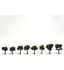 Woodland Scenics #TR1501 Woodland Scenics Tree Med Green .75"-1.25 (8)