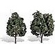 Woodland Scenics #TR3508, Woodland Scenics Cool Shade Trees 3"- 4" (3)