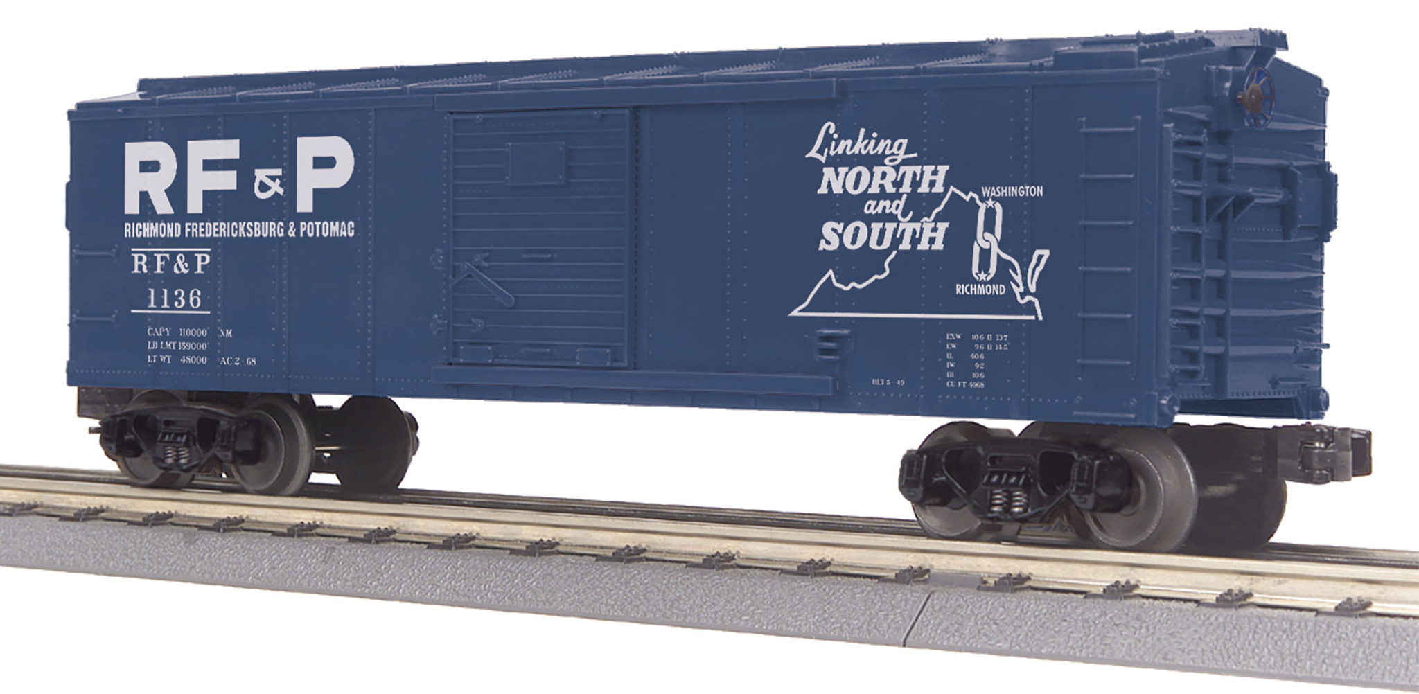 MTH - RailKing Richmond Fredericksburg & Patomac Boxcar