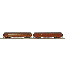 #20-40063, MTH Pennsylvania 2-car 70' Madison Baggage/Coach set