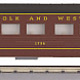 MTH - RailKing #30-68116, Norfolk & Western 60' Streamlined Coach Car