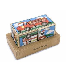 Melissa & Doug Vehicles Sound Blocks