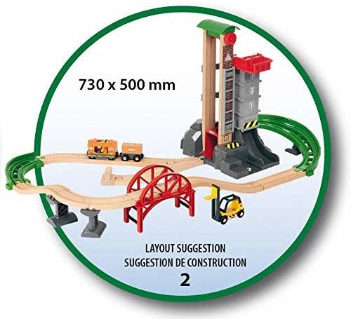 lift and load railway set brio