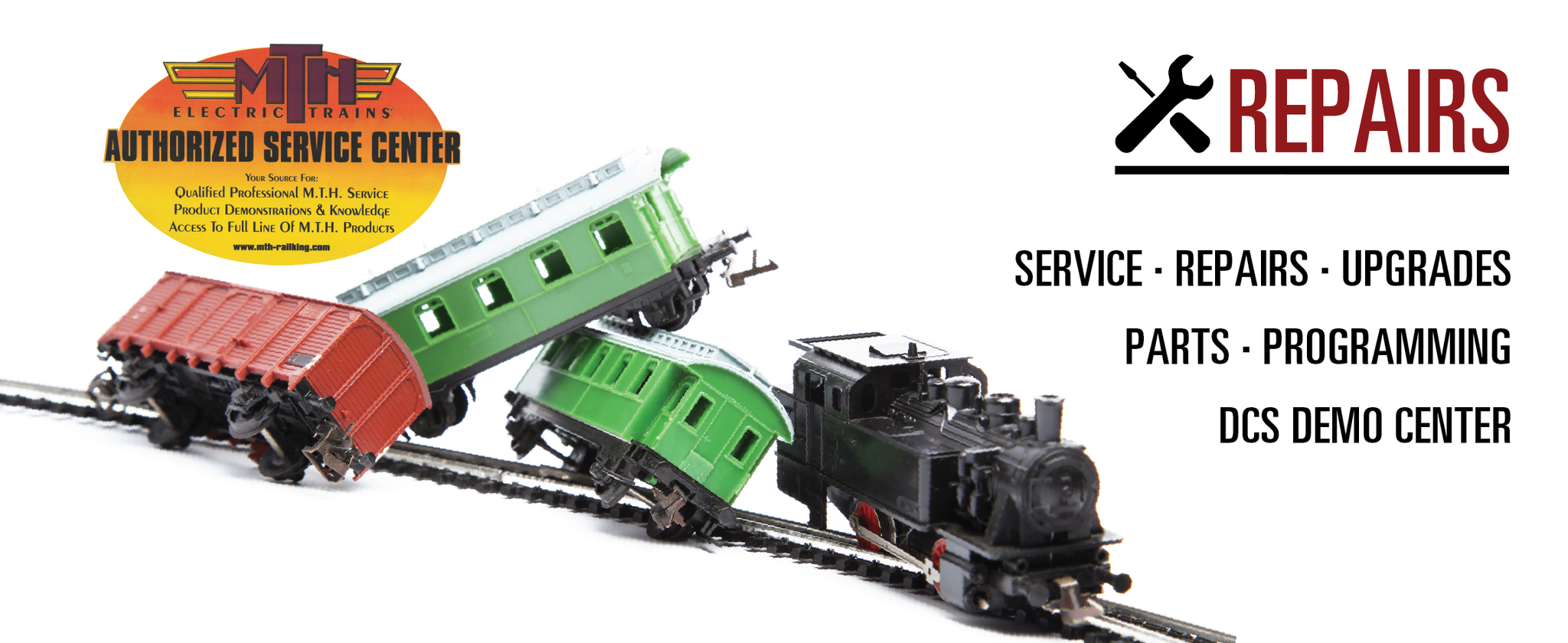 model train repair shops near me