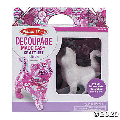 Melissa & Doug Decoupage Made Easy - Kitten