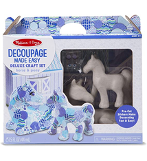 Melissa & Doug Decoupage Made Easy Deluxe Craft - Horse & Pony