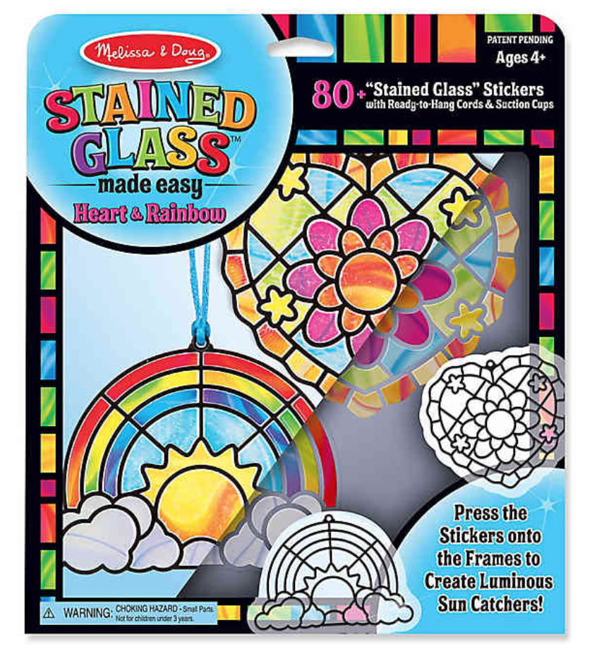 Melissa & Doug Stained Glass Made Easy - Rainbow