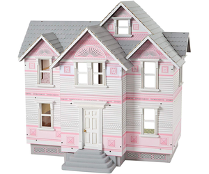 Melissa and doug pink cheap dollhouse