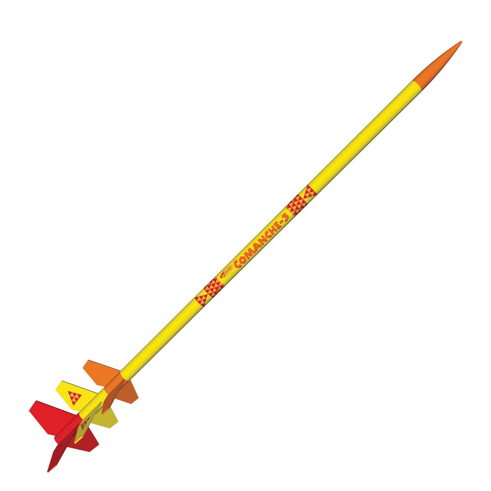 ESTES Comanche-3 Model Rocket Kit, Skill Level 3