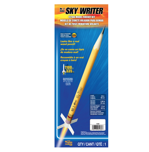 ESTES No.2 Estes Sky Writer Rocket E2X