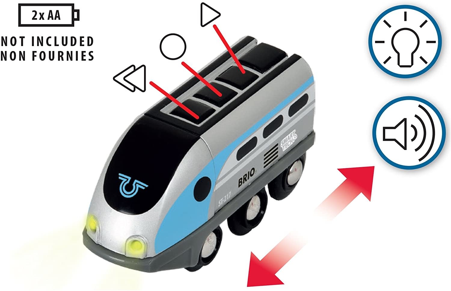 BRIO SMART TECH Engine with Action Tunnels - STARTER PACK