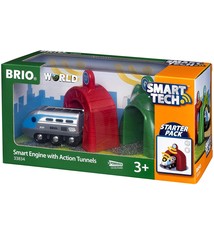 BRIO SMART TECH Engine with Action Tunnels - STARTER PACK