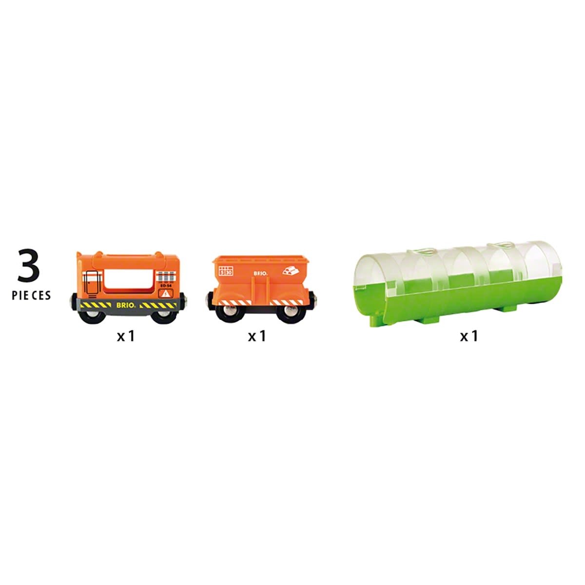 BRIO Cargo Train & Tunnel