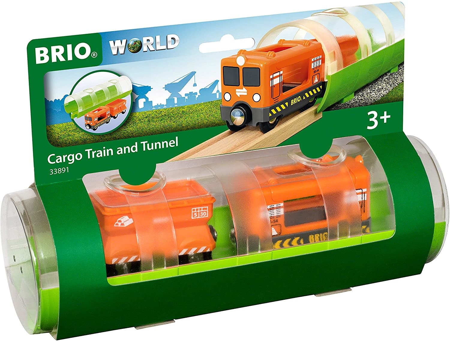 BRIO Cargo Train & Tunnel