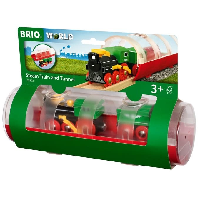 BRIO Steam Train & Tunnel