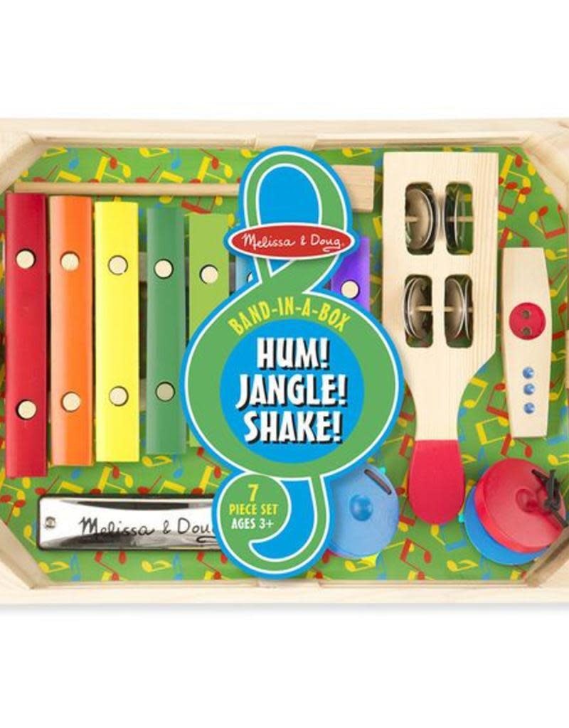 Melissa & Doug Band-in-a-Box Hum! Jangle! Shake!