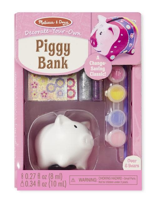 Melissa & Doug Piggy Bank  - DIY Paint