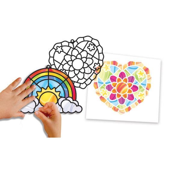 Melissa & Doug Stained Glass Made Easy - Rainbow
