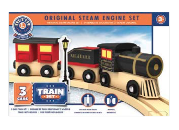 Masterpiece Lionel Original Steam Engine Set - Wooden