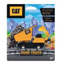 Masterpiece Caterpillar Dump Truck Train - Wooden