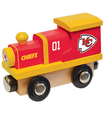 Baby Fanatic Kansas City Chiefs Engine & Box Car Set - Wooden