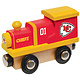 Baby Fanatic Kansas City Chiefs Engine & Box Car Set - Wooden