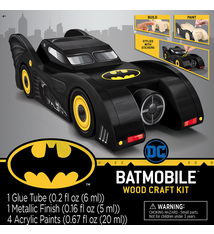DC BATMOBILE BUILDABLE LICENSED WOOD PAINT KIT