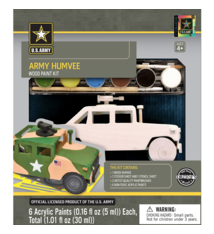 Dr Toys U.S. ARMY HUMVEE LICENSED WOOD PAINT KIT